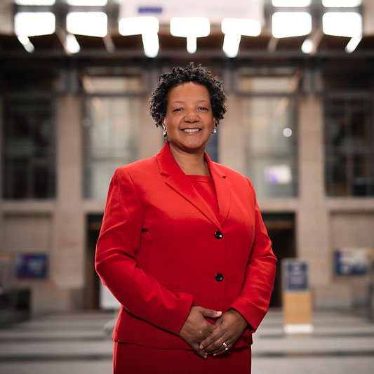 Chairman Gladys Dutrieuille